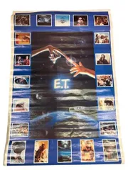 1982年★80’s★映画E.T.★ポスター★POSTER★ビンテージ★スティーブン・スピルバーグ★エイリアン★宇宙人★フィギュア★人形★ぬいぐるみ★