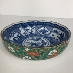 美濃焼 庫山窯 金蘭手金彩菊紋大鉢 - メルカリ