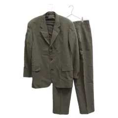 COMME des GARCONS HOMME (コムデギャルソンオム) 90S 94年製 ノッチドラペル 3B テーラードジャケット 2タック テーパードスラックスパンツ セットアップ グリーン HJ-02007Mのサムネイル