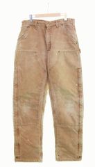 カーハート Carhartt ダブルニーペインターパンツ キルティングライナー ボトムスその他 ベージュ 34×36 103MB-405