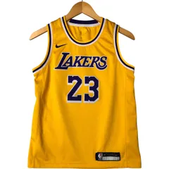 レイカーズ　ゲームシャツ　Lサイズ Lサイズのみ］ナイキ NBA LAL コートサイドTシャツ レイカーズ