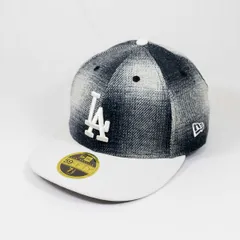 【ニューエラ正規品】ニューエラ New Era® NEW ERA® 帽子 キャップ LP 59FIFTY MLB Plaid Flannel フランネル チェック ロサンゼルス・ドジャース ブラック ストーン(商品番号：14667660)