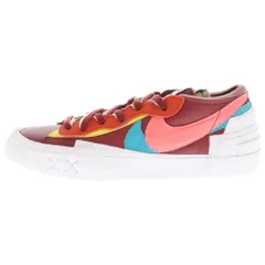 NIKE (ナイキ) ×SACAI ×KAWS BLAZER LOW TEAM RED サカイ カウズ ブレーザー チームレッド ローカットスニーカー マルチ US9.5/27.5cm DM7901-600