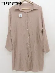 ◇ fifth フィフス 長袖 ガウン ピンクベージュ レディース  【中古】 【1109100025247】