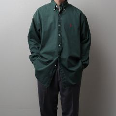 1990's Ralph Lauren BLAKE Cotton Twill B.D Shirt "mede in USA" 131134
