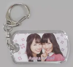 【中古】キーホルダー・マスコット(女性) 佐々木彩夏＆高城れに キーホルダー 「ニッポン放送 ももいろクローバーZ ももクロくらぶxoxo～バレンタイン DE NIGHT だぁ～Z!2019『裏』」 公式がちゃがちゃ2019景品