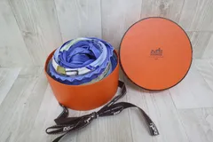 箱付き新品⭐️エルメス プリーツカレ90 スカーフ ピンク系 防寒にも エルメス(HERMES)エルメス カレ90 首輪と犬 スカーフ スカーフ