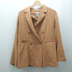 ◇ ⊂ ページボーイ カジュアル 長袖 ジャケット サイズF ブラウン系 レディース E  【1506130007128】