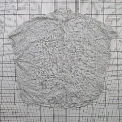 ◇ ⊂ チャオパニックティピー 柄入り 半袖 リネンレーヨンドルマンシャツ サイズ1 ホワイト系 レディース E  【1508250000898】