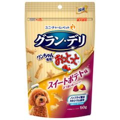 （まとめ買い）ユニ・チャーム グラン・デリ ワンちゃん専用おっとっと スイートポテト味 50g 犬用おやつ 【×12セット】