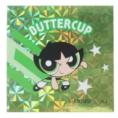 【メール便】パワーパフガールズ ステッカー コレキラステッカー BUTTERCUP1 カミオジャパン デコシール キャラクター グッズ 