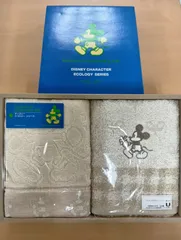 【未使用品】UCHINO　ディズニーエコロジーシリーズ　フェイスタオル2枚組