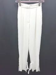 ◇ eimy istoire エイミーイストワール リボンヘム タックパンツ サイズS ライトベージュ レディース P  【1406110006588】のサムネイル