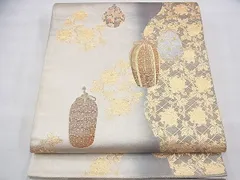5k2239 袋帯　絹　新陶漆箔　金　無地　和装　着物 楽天市場】漆箔（帯｜和服）：レディースファッションの通販