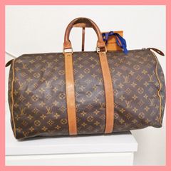 【良品】ルイヴィトンLOUIS VUITTON キーポル45 モノグラム柄 ボストンバッグ鑑定済！