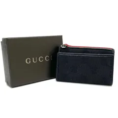 ◆GUCCI◆グッチ GGキャンバス シェリーライン 6連キーケース ブラック