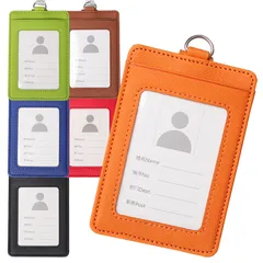 パスケース 定期入れ icカード 伸びる リール付き レザー 免許証ケース 可愛い おしゃれ レディース メンズ 横タイプ オレンジ