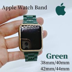 Apple Watch band アップルウォッチ バンド 高級 大人 グリーン