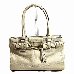 コーチ　COACH　ハンプトンズ　ミディアムキャリオール　10528　バッグ　ハンドバッグ　レディース　美品