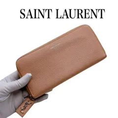 サンローラン レザー ラウンドファスナー 長財布 SAINTLAURENT 美品