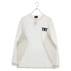 T.M.T (ティーエムティー) ロゴ プリント コットン ロングスリーブ カットソー 長袖Tシャツ ホワイト TCS-F22SP10のサムネイル