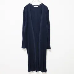 ANAYI アナイ カーディガン ロング ニット 紺系 a934151n