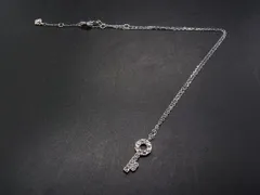 SWAROVSKI スワロフスキー ラインストーン キーモチーフ ネックレス ペンダント アクセサリー レディース シルバー系 DH3092のサムネイル