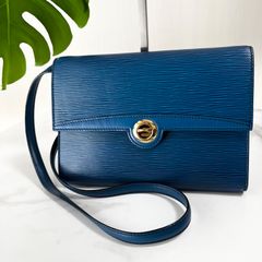 ✴︎美品✴︎ ルイヴィトン  Louis Vuitton LOUIS VUITTON エピ アルシュ ブルー M52575 シリアルあり ポシェット クロスボディ 斜めがけ