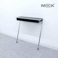 【展示品】MOX モックス LOLA ローラ コンソール デスク 立てかけ スタンドテーブル 廃盤品 スチール ブラック 定価8万