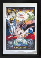 ホロライブ 描き下ろし複製原画 はなぶしver. こぼかなえる がうるぐら