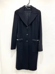 GUCCI ブラック ロングコート　サイズ40 ウール ダブルブレスト ロングコート ・ウール | GUCCI公式