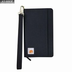 メンズ 財布 カーハート Carhartt 二つ折り長財布 (開閉：ファスナー式) Nylon Duck Lay-Flat Clutch Wallet ブラック　おしゃれ 誕生日 プレゼント ギフト