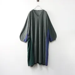 大きいサイズ アズノウアズ オオラカ AS KNOW AS olaca アンバランスミックスOP 起毛ワンピース */ドレス ロング【2400014394979】