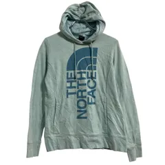 THE NORTH FACE プリントスウェット パーカー レディース S ミントブルー ザノースフェイス プルオーバー 古着卸 アメリカ仕入 a701-5353
