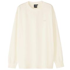 [ザノースフェイス] 長袖 カットソー Tシャツ ロングスリーブヌプシコットンティー ユニセックス オーガニックコットン UVガード オフホワイト