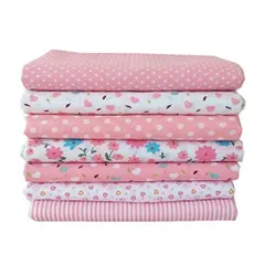 7枚セット 50*50cm 家庭用 大人用 手芸用 DIY 布セット 可愛い花柄 ハンドメイド 洗える 生地 布 綿100％ カットクロス パッチワーク布 OKUSU-JP