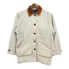 90年代 LANDS' END ランズエンド ハンティングジャケット ベージュ (レディース S) 中古 古着 S0781のサムネイル