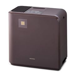 アイリスオーヤマ 加湿器 大容量 スチーム式(加熱式) 気化式 ハイブリット式 加湿量 700ml タンク容量 5L 19畳 7時間連続加湿 卓上 デスク用 加湿表示あり HVH-700R1-T ブラウン 1