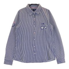 BEAMSGOLF ビームスゴルフ高級ワッペンボタンダウンシャツ長袖Lサイズ
