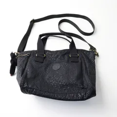 キプリング KIPLING K16616-19M AMIEL ナイロン 2wayバッグ/ブラック トートバッグ ショルダーバッグ アミエル【2400014338768】