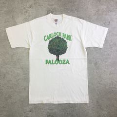 90s CARLOCK PARK PALOOZA Green Printed T-shirt カーロックパーク パルーザ グリーン Tシャツ