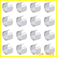 【特価商品】UNICRAFTALE 約50ペア 100個 10mm イヤーカフ フェイクピアス ステンレス 挟む カフイヤリング 穴付き ノンホールピアス イヤークリップ 軟骨クリップ クリップピアス フープピアス ステンレス色 金具 シンプル ピアス 耳飾り