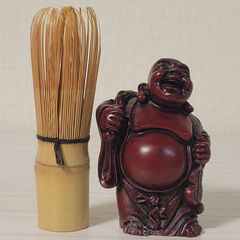 布袋尊像 笑顔の置物 樹脂製 アジアンインテリア B49