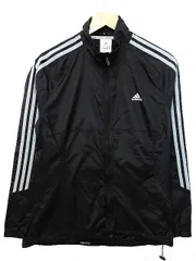 【送料無料】【美品】USA 古着 アディダス adidas ナイロンジャケット ジャンパー ウォームアップ 黒 レディース Lサイズ■L24324AWS21-201008-10-51（4）5/30のサムネイル
