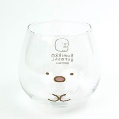 스미코구라시 돈까스 유라유라 텀블러 글라스 컵 320ml 일본제 클리어