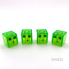 LEGO マインクラフト　スライム　4体