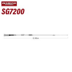 ダイヤモンドSG9700 50/144/430MHz高利得バンドモービルアンテナ