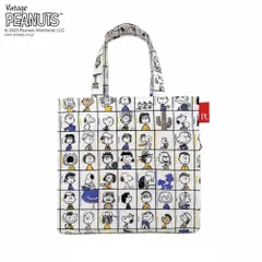 新品 2025新作 スヌーピーバッグ ミニバッグ ROOTOTE Vintage PEANUTS SQUARE 8431 ルートート IP.スクエア.ラミネート.ピーナッツ-0L 75周年ブロック【SPORTUS】