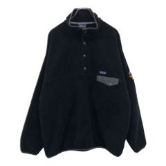patagonia パタゴニア SYNCHILLA シンチラ スナップT フリースジャケット ブラック(メンズ XL)中古 古着 V0429のサムネイル