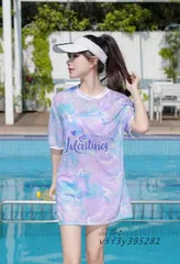 水着 女性 ボトムスタイプ 3点セット 背中キレイ リゾート 体型カバー かわいい ビーチ 海 ママ水着 大人女子 スポーティ ウエストカバー プール シンプル  vii3y395281